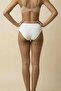 White Women's Bamboo Slip Panties - Stretchy and Soft Textured Breathable Basic Underwear - 6