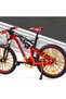 1:10 Scale Metal Mountain Bike Model - Collectible Toy Bicycle with Movable Suspension - 6