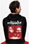 Unisex Love & Hyperbole Sırt Printed Hooded Sweatshirt, Oversized Alessia Cara Themed Hoodie - 3