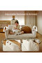 Mesa Adjustable Comfy Lazy Floor Sofa - White - 5