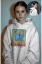 Unisex Birds of a Feather Written Hooded Sweatshirt, Oversized Billie Eilish Themed Hoodie