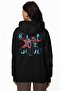 Unisex Killin' Me Good Sırt Printed Hooded Sweatshirt, Oversized Park Ji-Hyo Kpop Themed Hoodie - 3