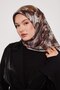 Batik Shadow Flower Pattern Sparkling Crystal Scarf