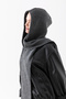 Hooded Thick Scarf Balaclava Women — Knitwear Hood Scarf |   Soft Textured Winter Accessory - Smoked - 6