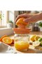 Glass & Polypropylene 425ml Citrus Squeezer, Clear (Cap Color Assorted) - 7