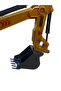 Toy Excavator with Metal Head - Movable Bucket Engineering Vehicle 26 cm - 4
