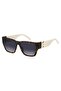 Women's Brown Melted-Smoked Organic Gradient (Uv) Glass Cellulose Acetate (Celluloid) Closed Frame Di