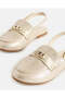 Girls Gold Glitter Embellished Mule - 3