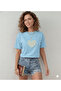 Heart Daisy Printed Women's T-Shirt - 2