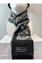 Men's Kaşkol Scarf Woolen Beige Black - 3
