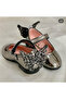 Orthopedic Silver Girls' Ballerinas with Butterfly on the Back - 2