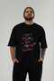Gym, Sports, Fitness 66 Pre-Printed Black Oversize T-Shirt Men's Women's Cotton Crew Neck T-Shirt - 6