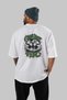 Gym, Sports, Fitness 89 Back Printed White Oversize T-Shirt Men's Women's Cotton Crew Neck T-Shirt - 4
