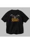 Gym, Sports, Fitness 72 Back Printed Black Oversize T-Shirt Men's Women's Cotton Crew Neck T-Shirt - 3