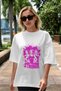Gym, Sports, Fitness 34 Pre-Printed White Oversized T-Shirt Men's Women's Cotton Crew Neck T-Shirt - 5