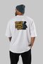 Gym, Sports, Fitness 41 Back Printed White Oversize T-Shirt Men's Women's Cotton Crew Neck T-Shirt - 4