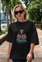 Gym, Sports, Fitness 62 Pre-Printed Black Oversize T-Shirt Men's Women's Cotton Crew Neck T-Shirt - 5