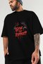 Gym, Sports, Fitness 36 Pre-Printed Black Oversize T-Shirt Men's Women's Cotton Crew Neck T-Shirt - 3
