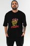Gym, Sports, Fitness 60 Front Printed Black Oversize T-Shirt Men Women Cotton Crew Neck T-Shirt