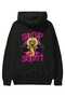 Gym, Sports, Fitness 43 Black Hoodie with Back Print Oversize Hooded Sweatshirt Men Women - 2