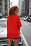 Mily Women's Oversized Basic Crew Neck Cotton T-Shirt Relaxed Fit Unisex Couple Outfit - 3