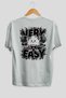 Gym, Sports, Fitness 78 Back Printed White Oversize T-Shirt Men's Women's Cotton Crew Neck T-Shirt - 3