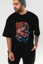 Gym, Sports, Fitness 13 Pre-Printed Black Oversize T-Shirt Men Women Cotton Crew Neck T-Shirt - 7