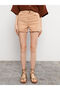 Peak New Season Mom Fit Straight Pocket Detailed Women's Jean Shorts - 5