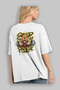 Gym, Sports, Fitness 28 Back Printed White Oversize T-Shirt Men's Women's Cotton Crew Neck T-Shirt - 3