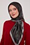 وشاح كريستالي لامع بنمط خطوط هندسية - 2