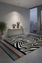 Mosso Tiger Pattern Woven Base Modern Decorative Carpet Mosso2064 - 2