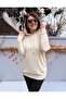 Davella Hooded Knitwear Ecru