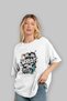 Gym, Sports, Fitness 35 Pre-Printed White Oversized T-Shirt Men's Women's Cotton Crew Neck T-Shirt - 4