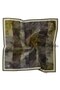 Geometric Striped Pattern Sparkling Crystal Scarf - 2
