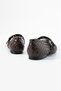 Babet Silver Buckle Detailed Bitter Brown Knitted Women's Babet - 3