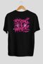 Gym, Sports, Fitness 2 Back Printed Black Oversize T-Shirt Men's Women's Cotton Crew Neck T-Shirt - 2