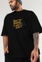 Gym, Sports, Fitness 41 Pre-Printed Black Oversize T-Shirt Men's Women's Cotton Crew Neck T-Shirt - 3