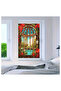 Glass Stained Glass Foil, Self Adhesive, Patterned Frosted Glass Foil 61X100 cm