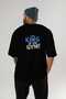 Gym, Sports, Fitness 51 Back Printed Black Oversize T-Shirt Men's Women's Cotton Crew Neck T-Shirt - 5