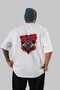 Gym, Sports, Fitness 67 Back Printed White Oversize T-Shirt Men's Women's Cotton Crew Neck T-Shirt