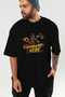 Gym, Sports, Fitness 38 Pre-Printed Black Oversize T-Shirt Men's Women's Cotton Crew Neck T-Shirt - 7