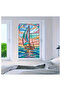Glass Stained Glass Foil, Self Adhesive, Patterned Frosted Glass Foil 61X100 cm