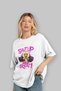 Gym, Sports, Fitness 43 Pre-Printed White Oversized T-Shirt Men's Women's Cotton Crew Neck T-Shirt - 4