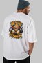 Gym, Sports, Fitness 88 Back Printed White Oversize T-Shirt Men's Women's Cotton Crew Neck T-Shirt - 7