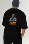 Gym, Sports, Fitness 79 Back Printed Black Oversize T-Shirt Men's Women's Cotton Crew Neck T-Shirt - 7