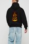 Gym, Sports, Fitness 94 Back Printed Black Hoodie Oversize Hooded Sweatshirt Men Women - 3