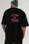 Gym, Sports, Fitness 97 Back Printed Black Oversize T-Shirt Men's Women's Cotton Crew Neck T-Shirt - 6