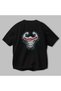 Gym, Sports, Fitness 59 Back Printed Black Oversize T-Shirt Men's Women's Cotton Crew Neck T-Shirt - 3