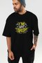 Gym, Sports, Fitness 87 Pre-Printed Black Oversize T-Shirt Men Women Cotton Crew Neck T-Shirt - 7
