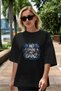 Gym, Sports, Fitness 86 Pre-Printed Black Oversize T-Shirt Men's Women's Cotton Crew Neck T-Shirt - 5